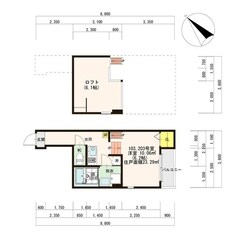 ハーモニーテラス淡路の物件間取画像